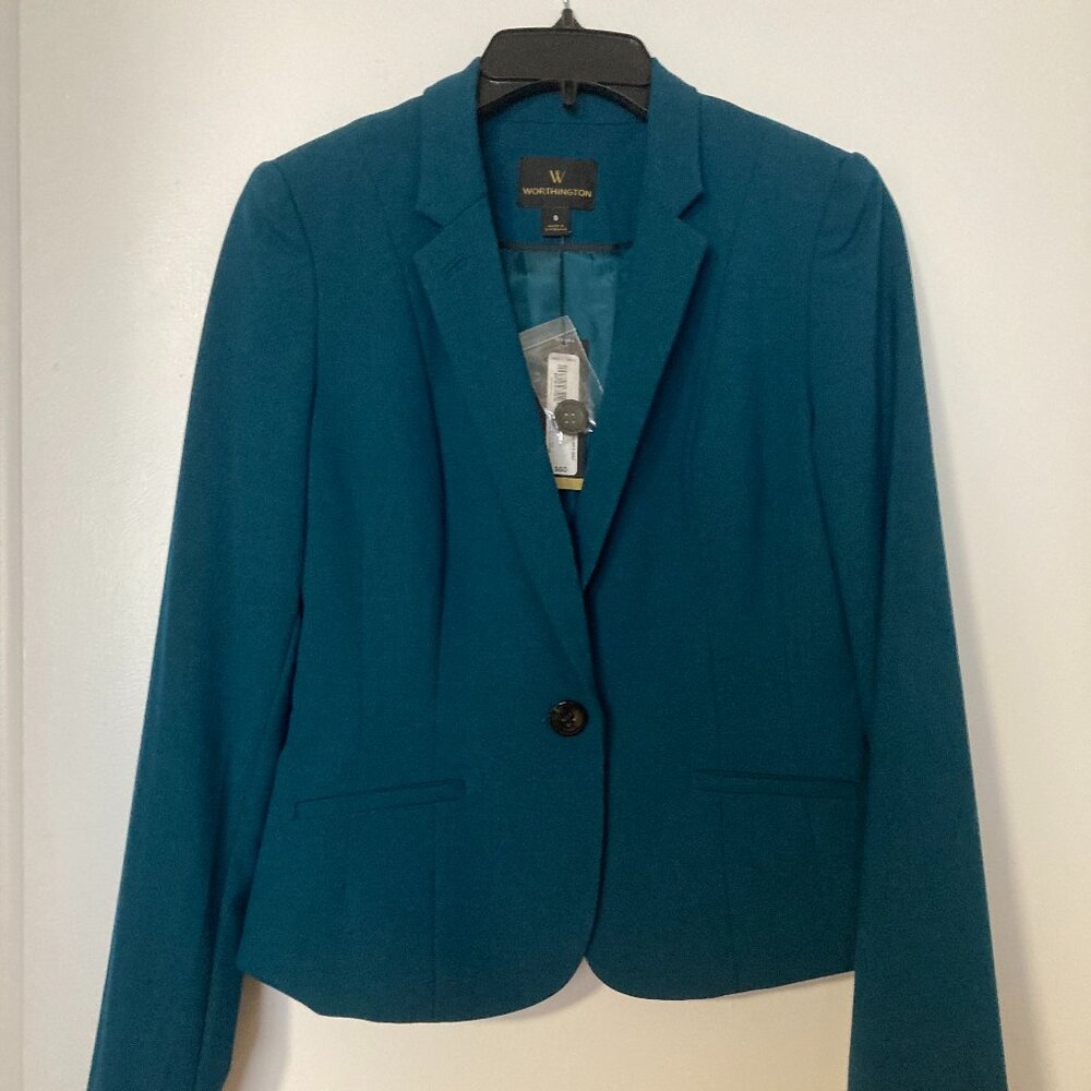 NWT teal business blazer
